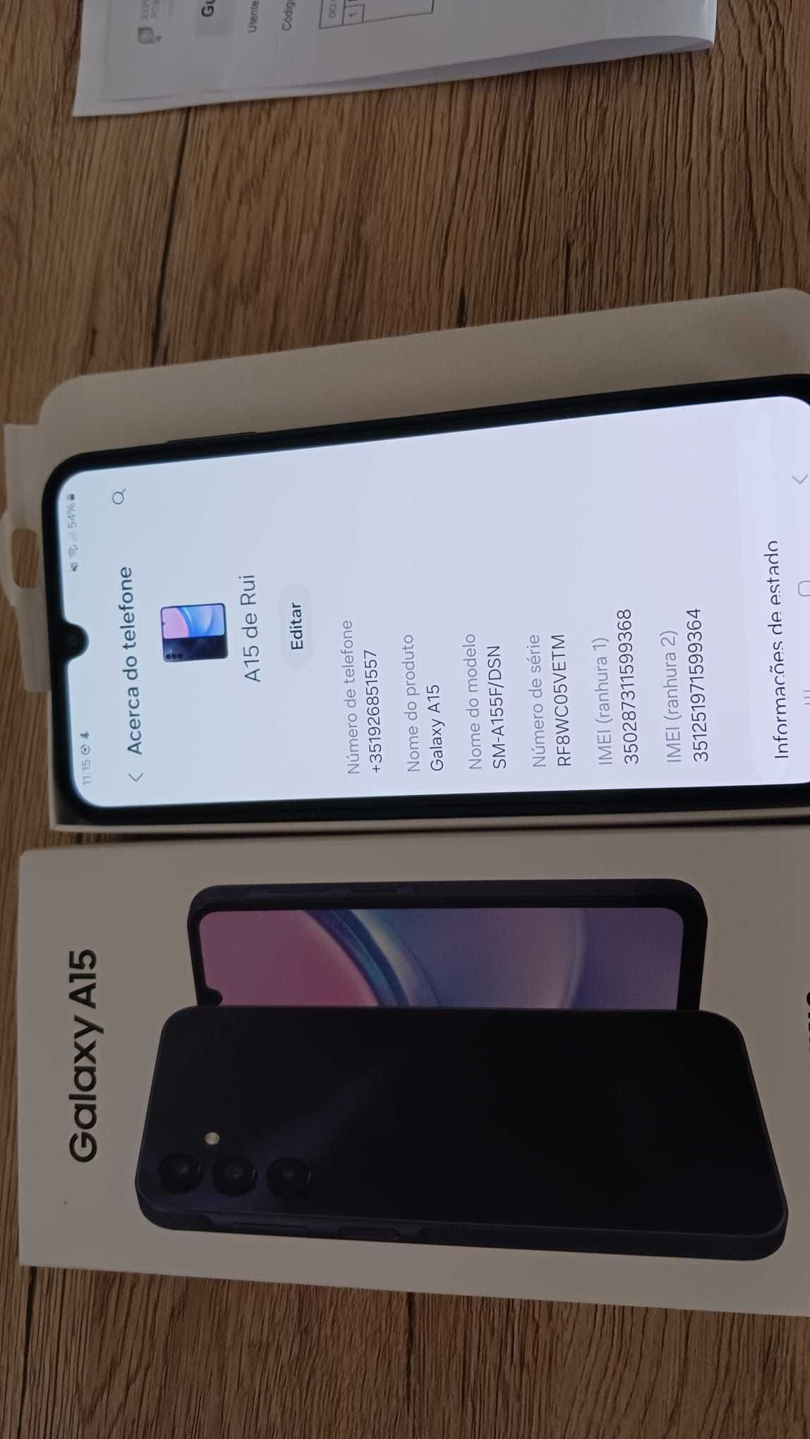 Smartphone SAMSUNG Galaxy A15 (6,5'' - 4 GB - 128 GB - Preto)