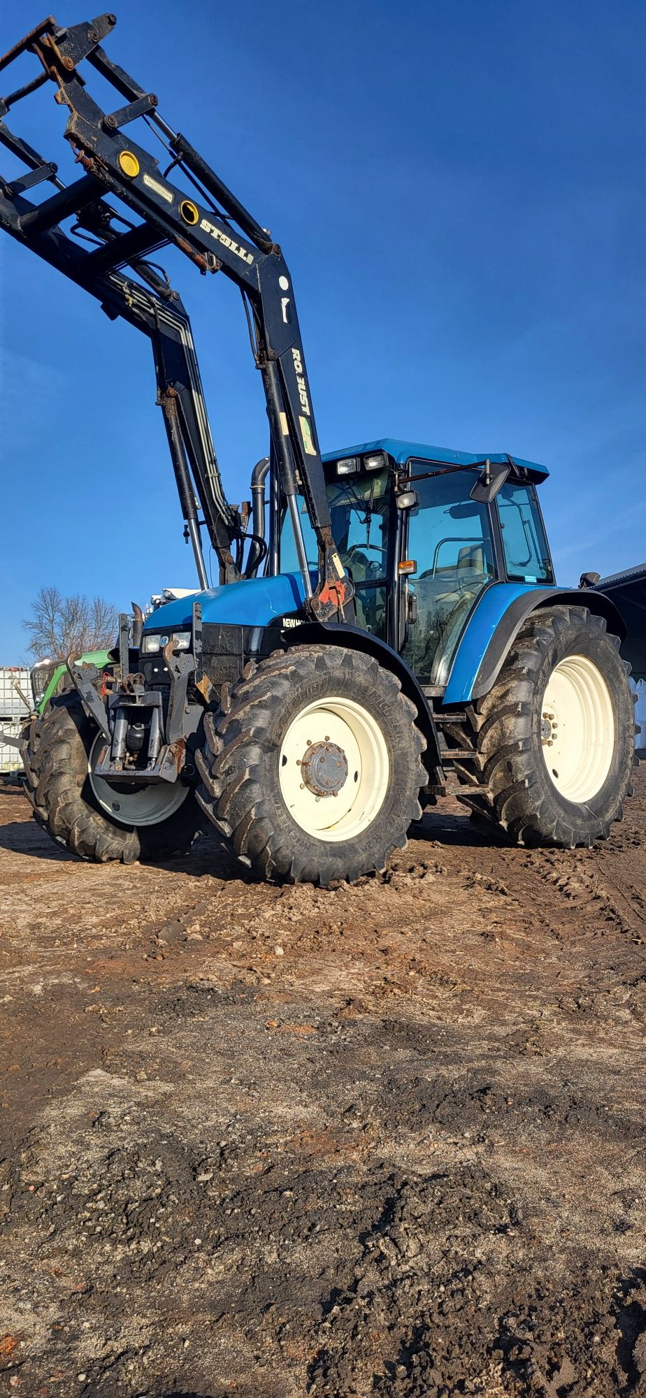 New Holland TS100,brutto NH100, Klima, pneumatyka, stoll, ładowacz