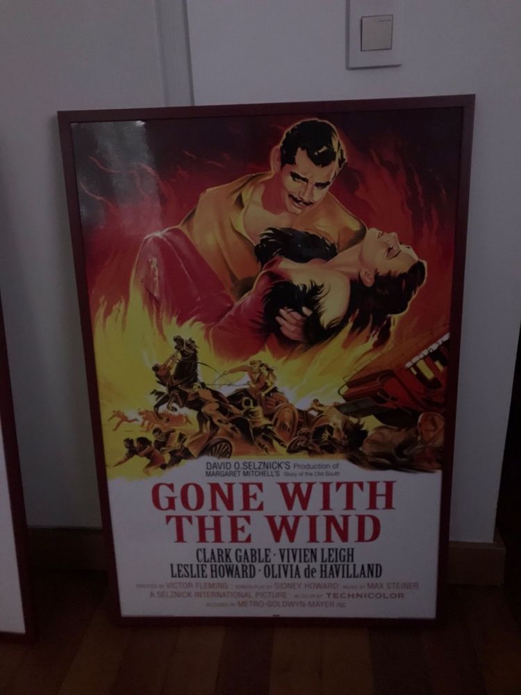 Posters de cinema emoldurados (vende em conjunto ou individual)