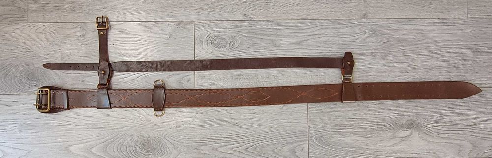 Офіцерський ремінь із портупеєю, 1956 року випуску. ЗС СРСР. 2 розмір