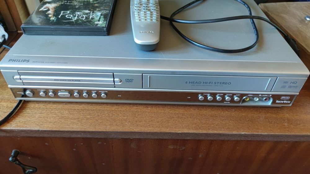 Odtwarzacz DVD i VHS Philips