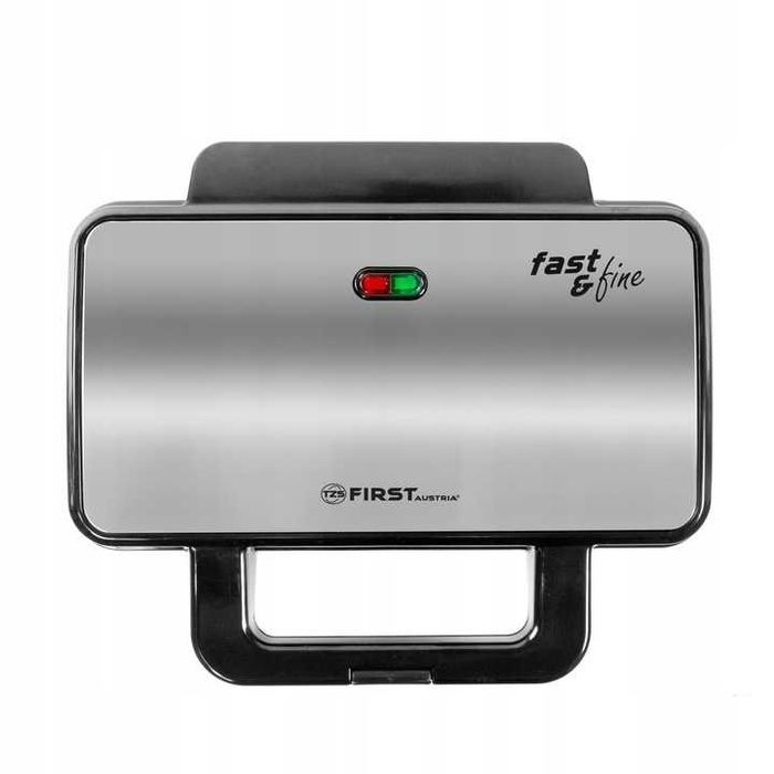 DUŻY Toster grill opiekacz DO KANAPEK XXL nie wylewający FIRST AUSTRIA