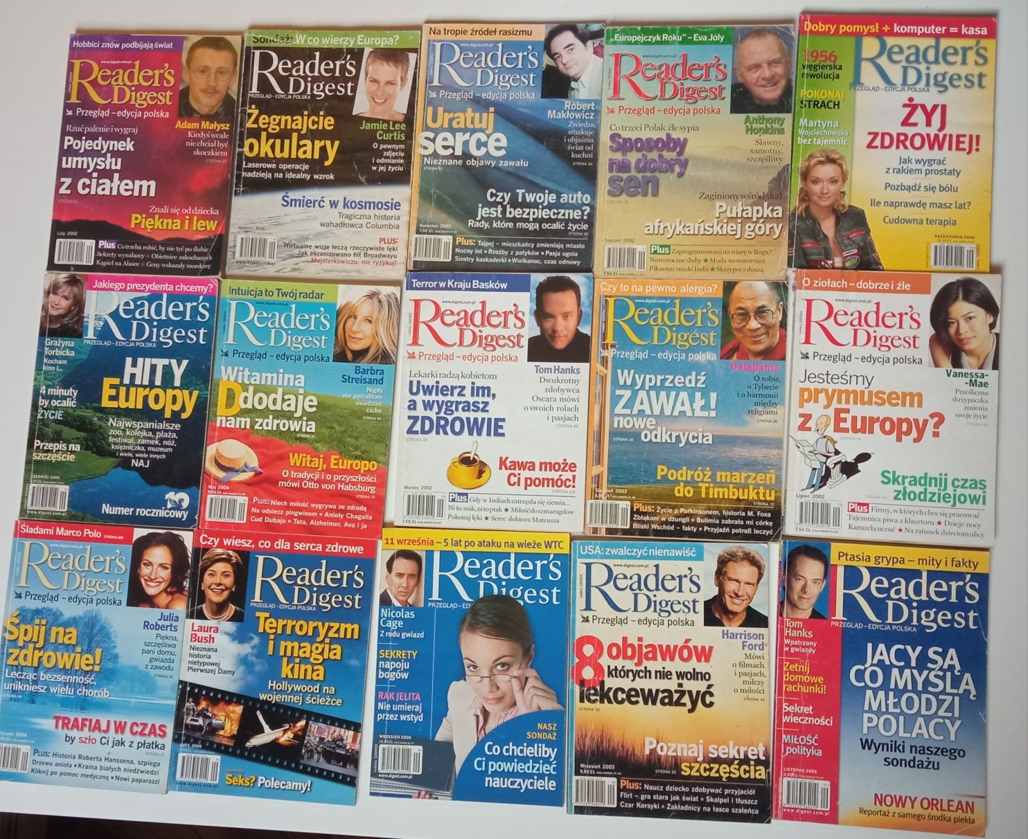 Reader's Digest Przegląd, egzemplarze archiwalne, 82 egzemplarze