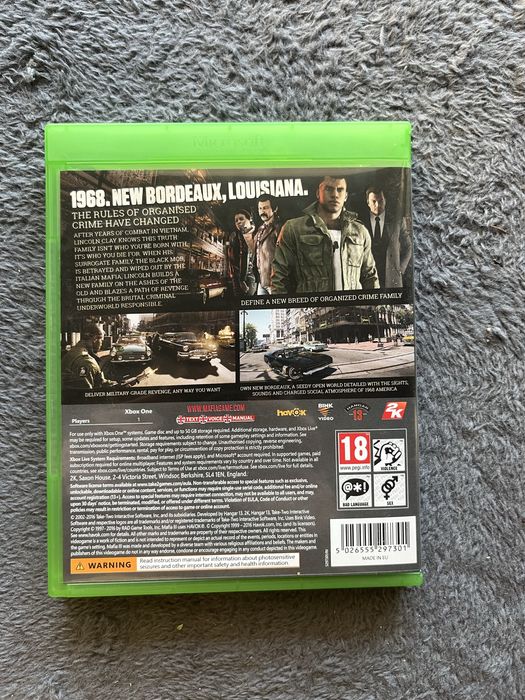 Mafia 3 na xbox one, xbox series x