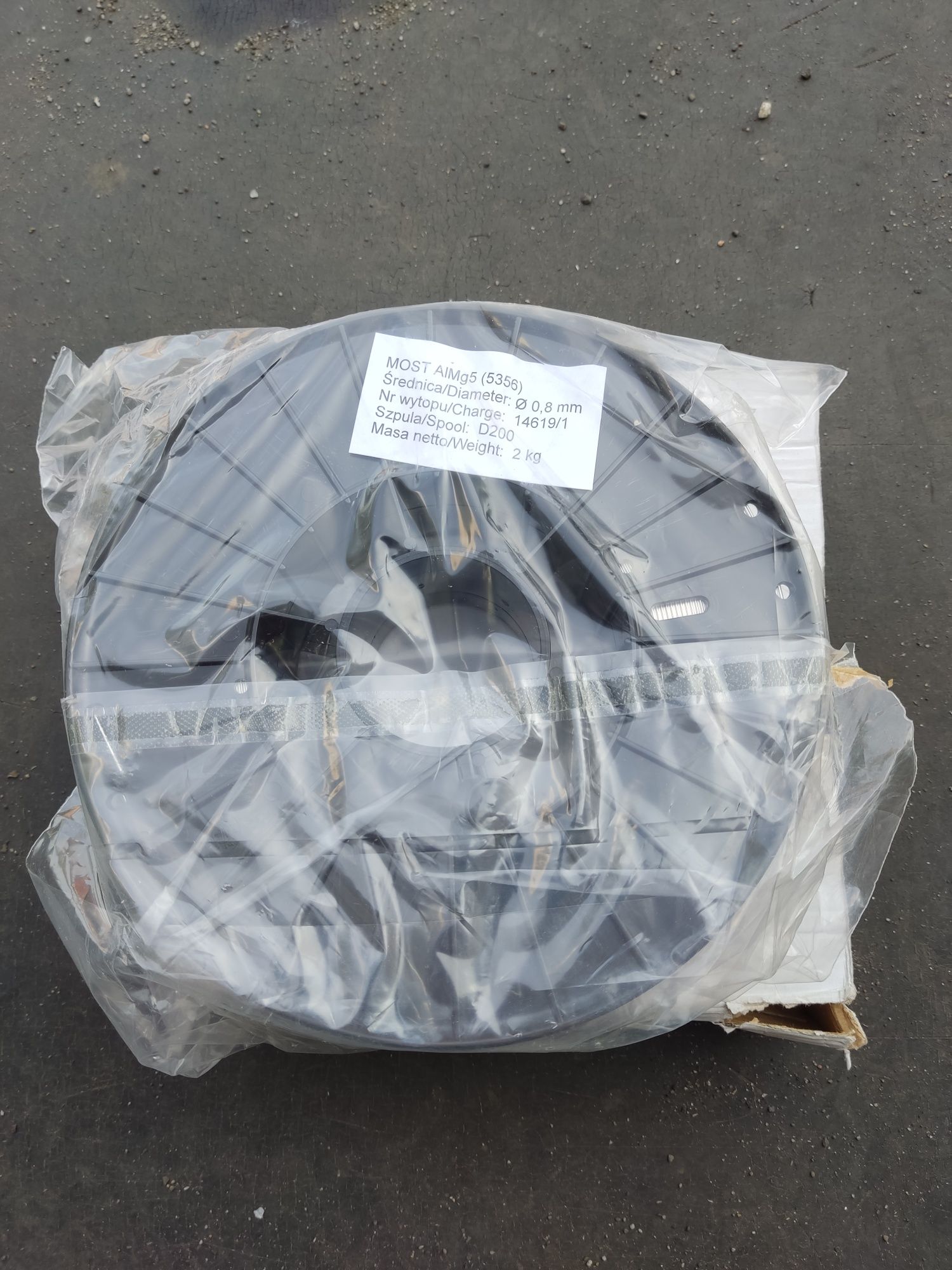 Drut spawalniczy aluminiowy 0,8 2kg Almg