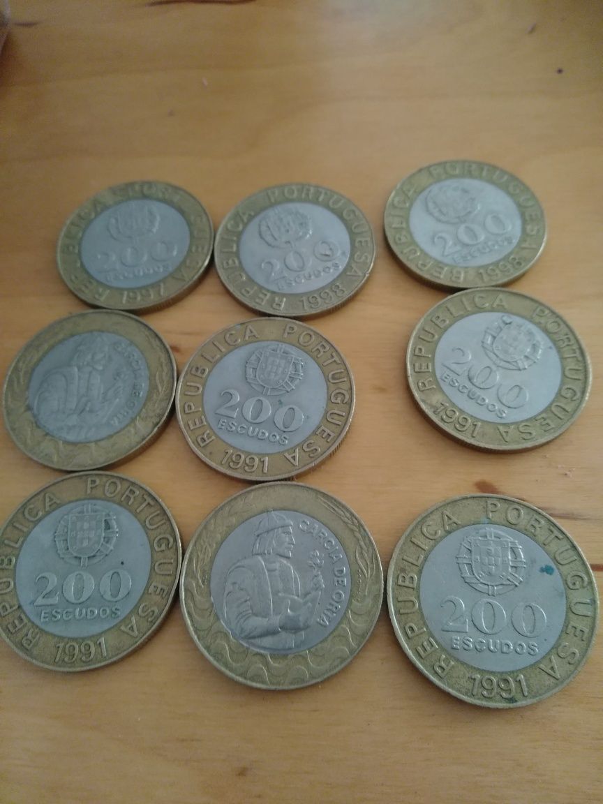 moedas 200 escudos 1991