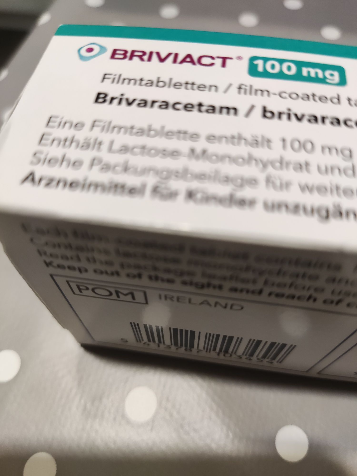 Продам Брівіакт Briviact/briviacetam 100