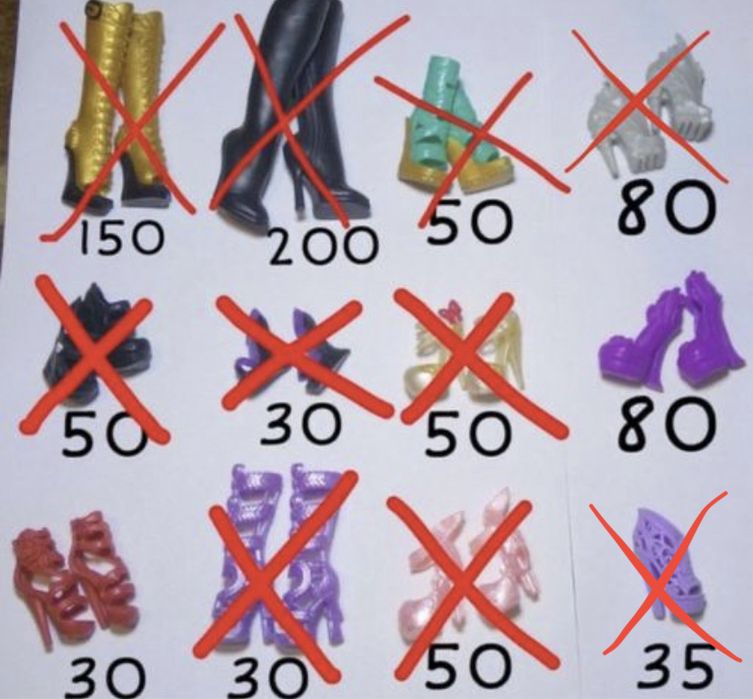 Кукольные аксессуары.Туфли(монстр хай,эвер афтер хай)