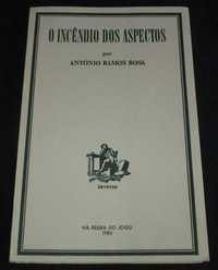 Livro O Incêndio dos Aspectos António Ramos Rosa 1ª edição