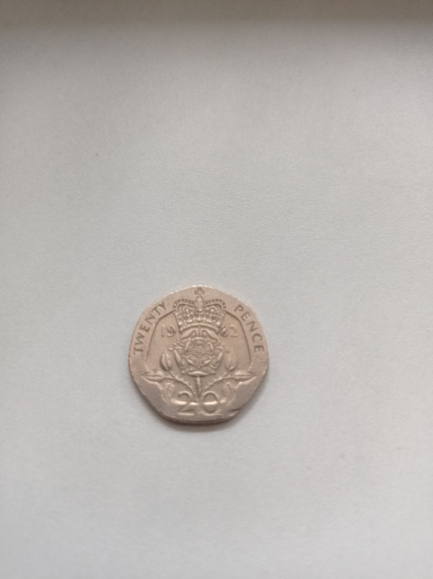 Moneta kolekcjonerska 20 pensów twenty pence 1982