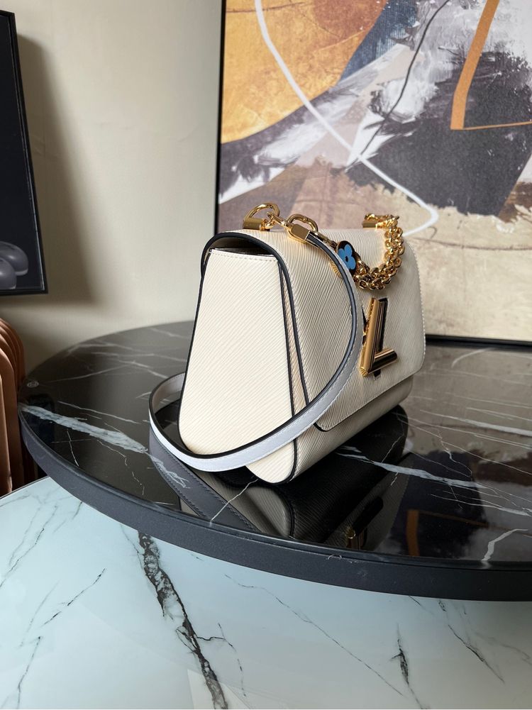 Torebka Na Ramię Biała Kremowa Louis Vuitton LV