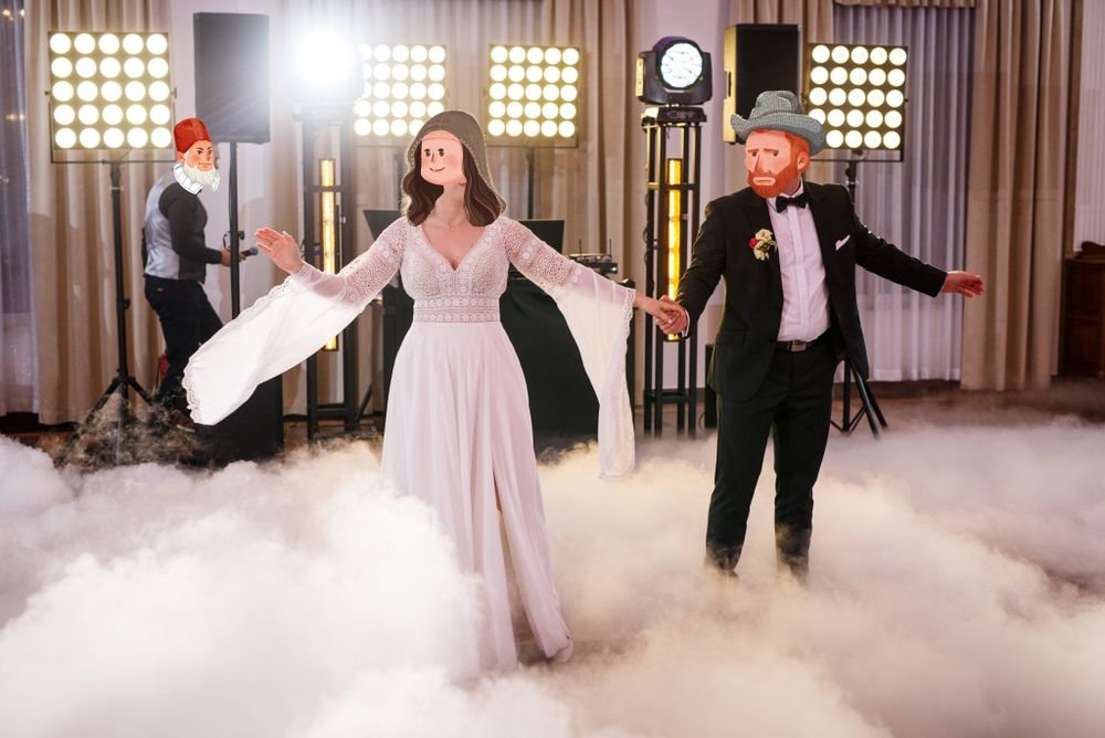 Suknia ślubna boho-rustykalna-koronka