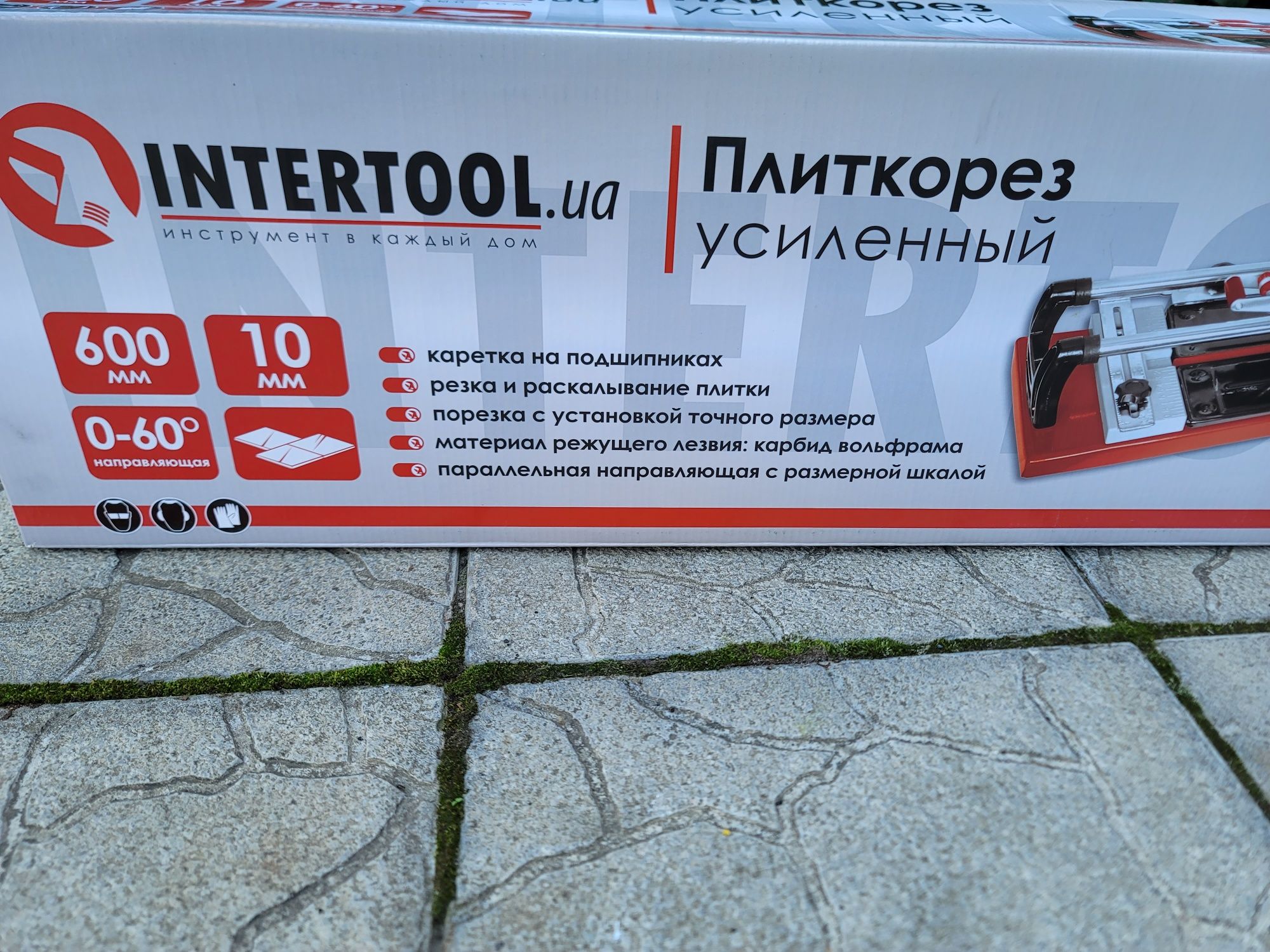 Плиткорез 620мм На подшипниках Усиленный Intertool HT-0363 Новый