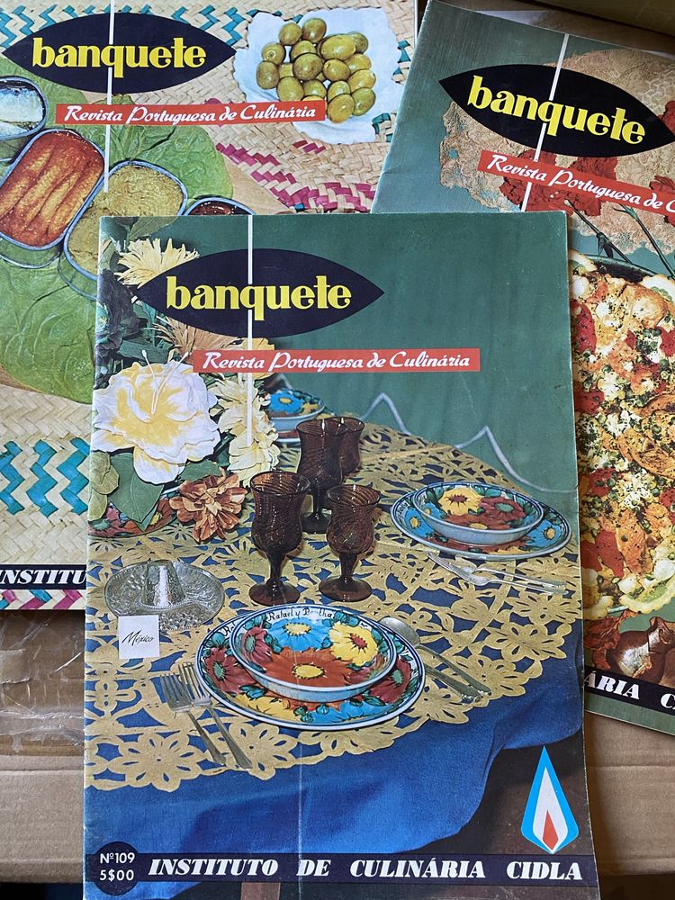 6 revistas Banquete - culinária