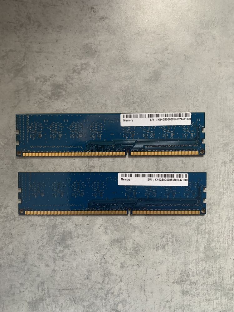 Оперативна памʼять ddr3 4gb 2шт