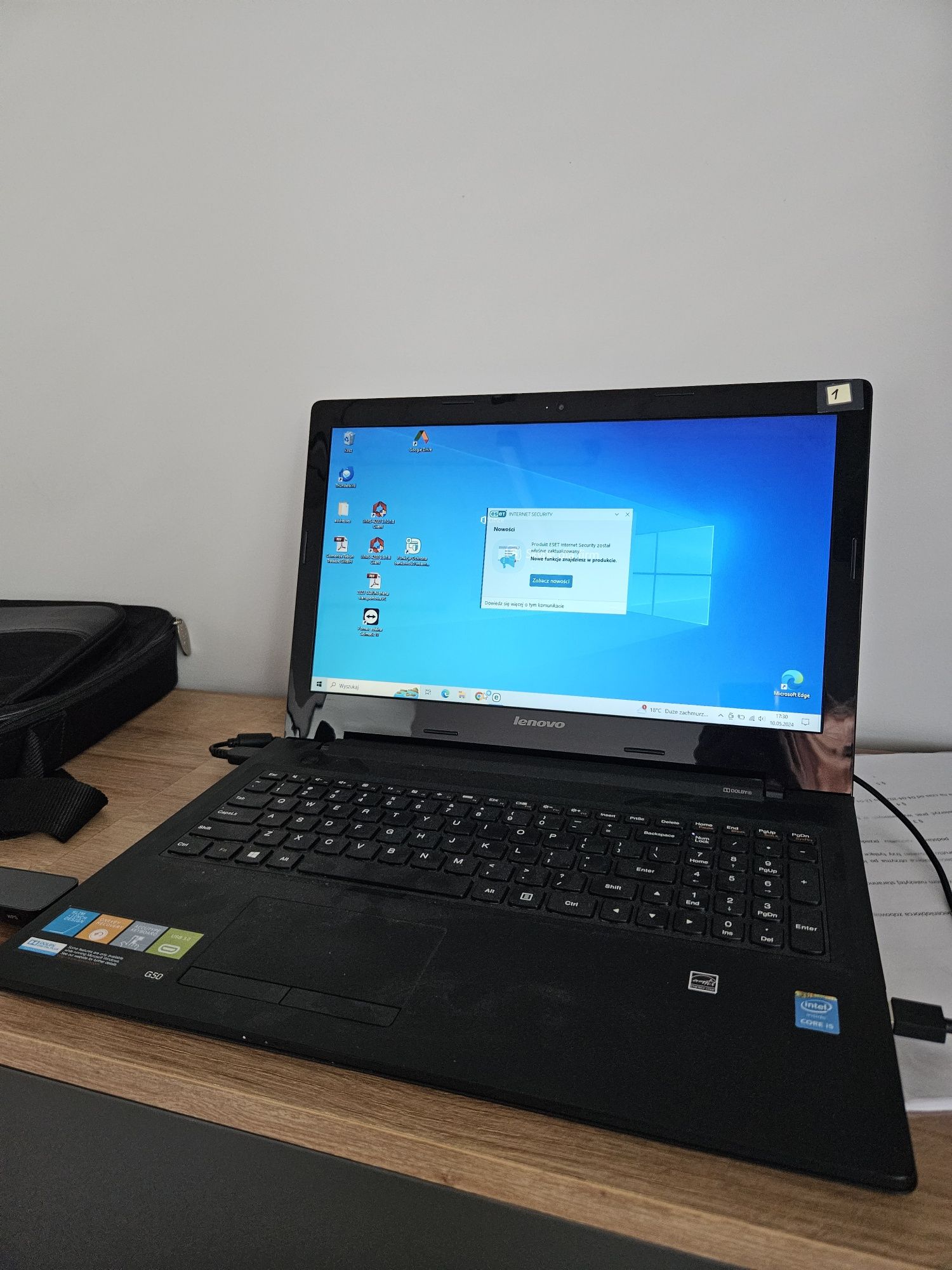 Laptop Lenovo G50-70  z Windows /mysz i klawiatura DeLL