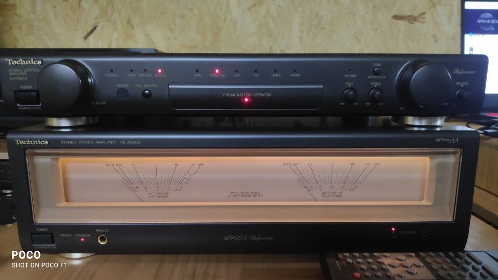 Technics Pré e Power SU-C800U Reference + SE-A900S Reference