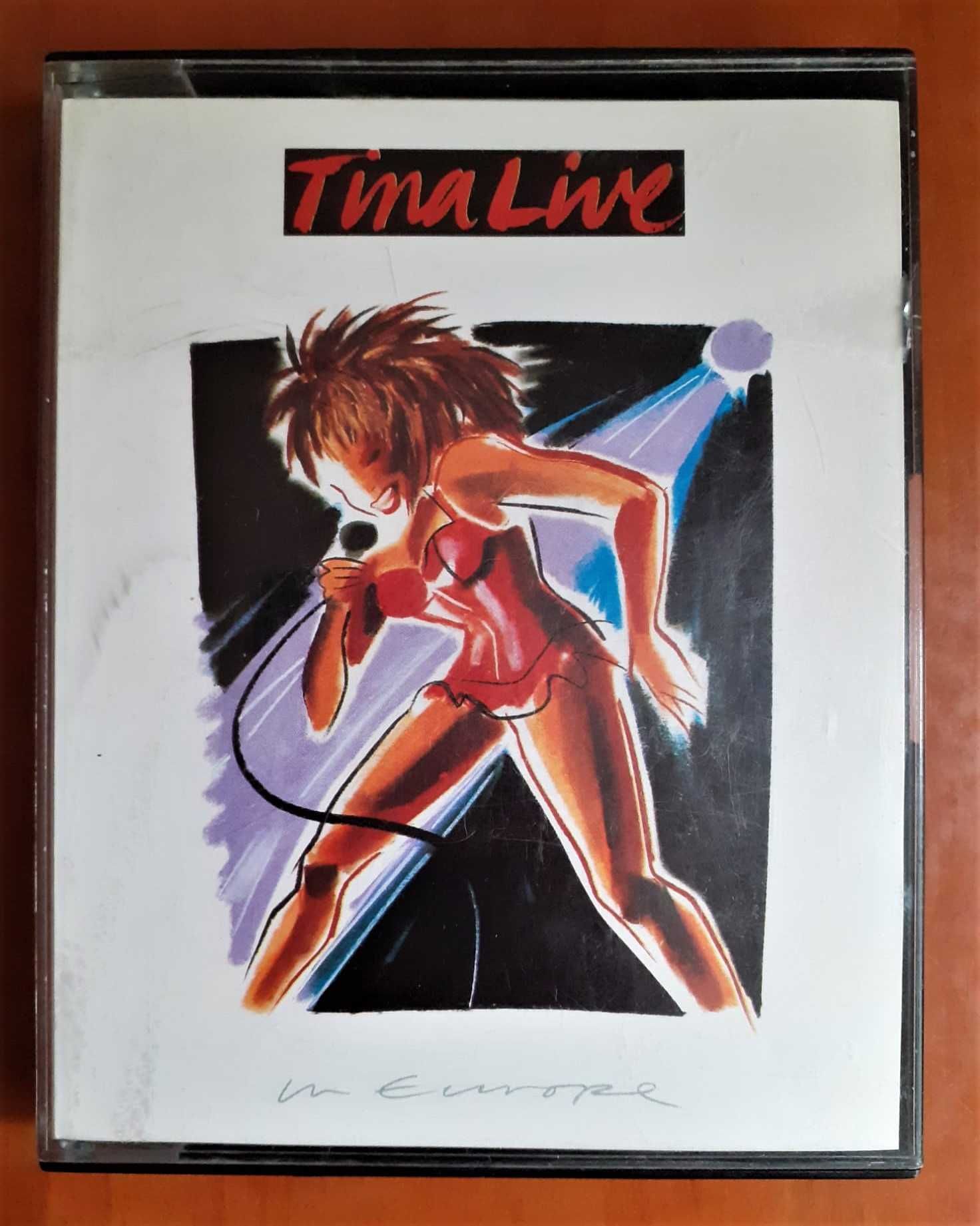 Tina Turner - Tina Live In Europe - Cassete Dupla - Rara - BOM ESTADO