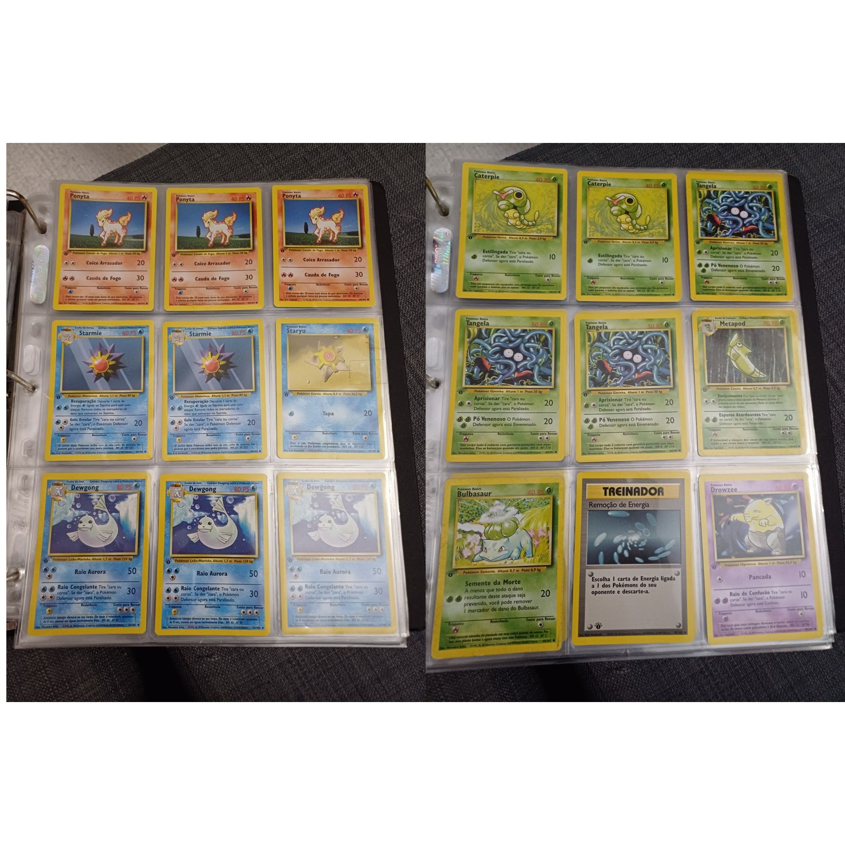 Lote de Cartas Antigas Pokémon