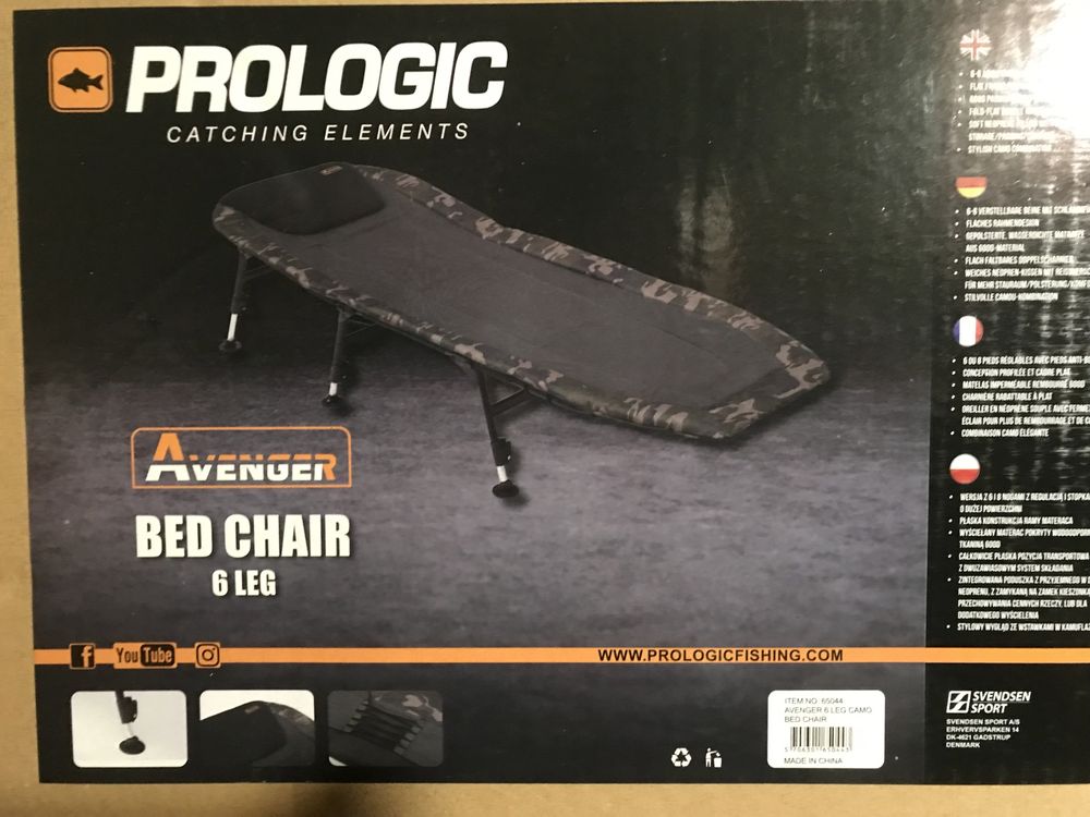 Prologic Avenger Bedchair 6 & 8 leg