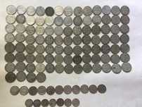Биллон билон серебро монеты 122 штуки: 20 копеек 15 копеек 10 копеек