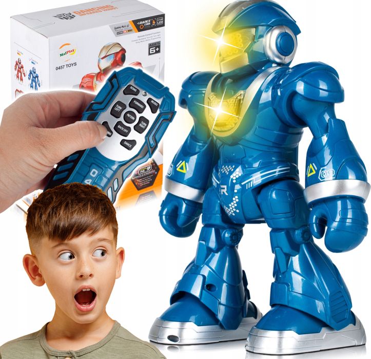 Robot Interaktywny Zdalnie Sterowany Śpiewa Tańczy Chodzi Muzyka Duży