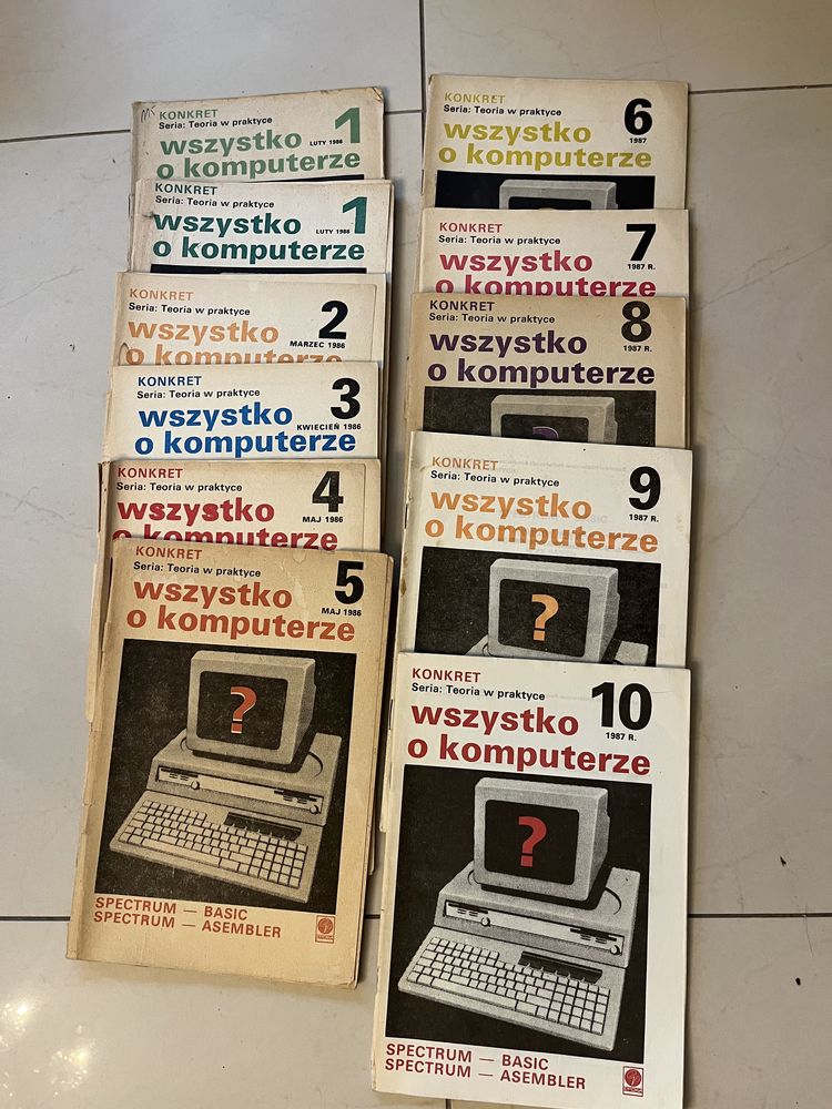 Kolekcja czasopisma Wszystko o komputerze 1996 r