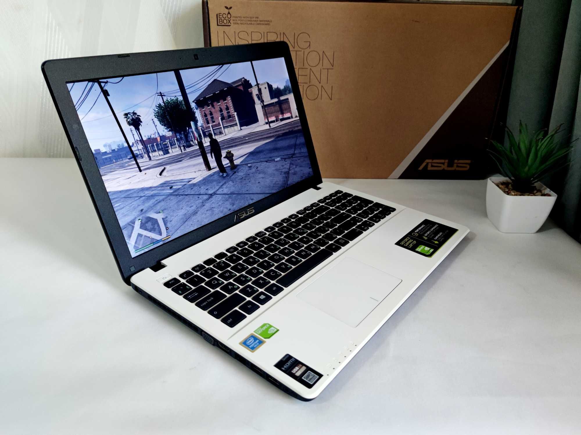 Бюджетный игровой Asus 15.6 /SSD+HDD/4 ядра/Nvidia/8GBDDR/Новый АБК