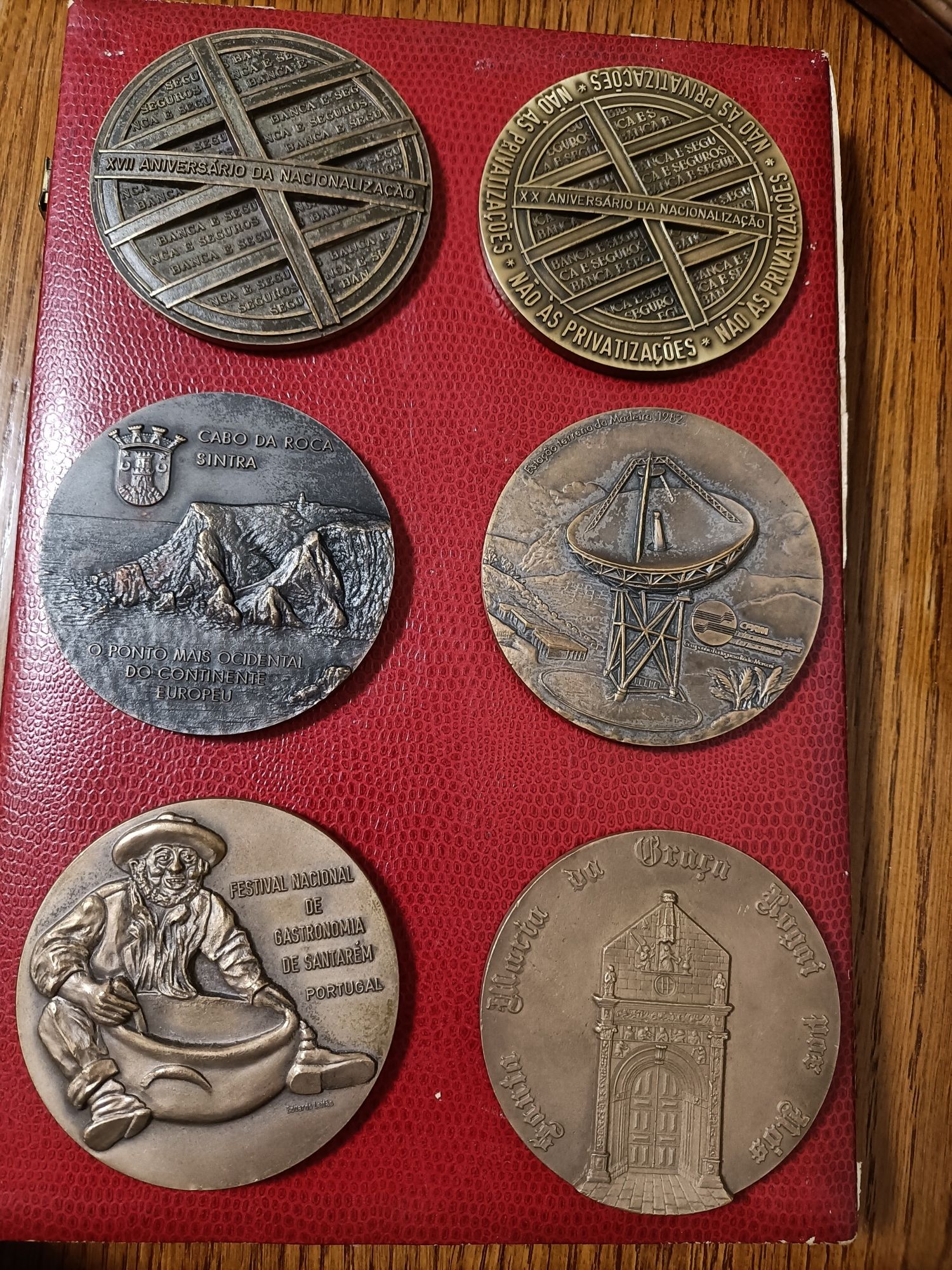 Medalhas em bronze