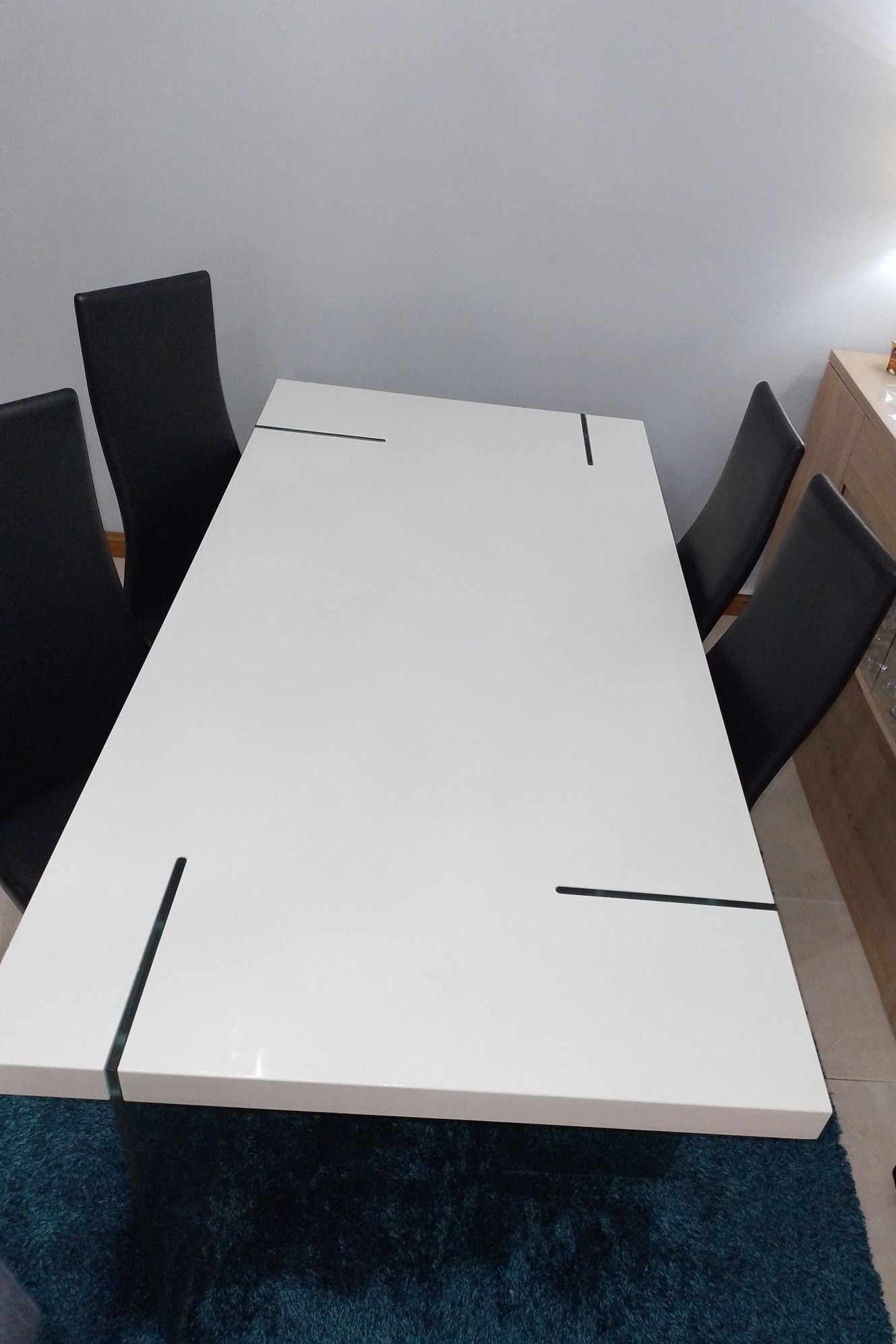 Mesa sala + 4 cadeiras