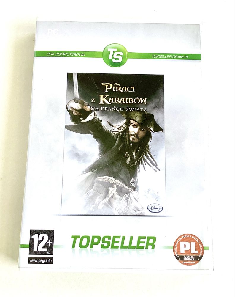 Gra komputerowa PL PC DVD Piraci z Karaibów Na krańcu świata Disney
