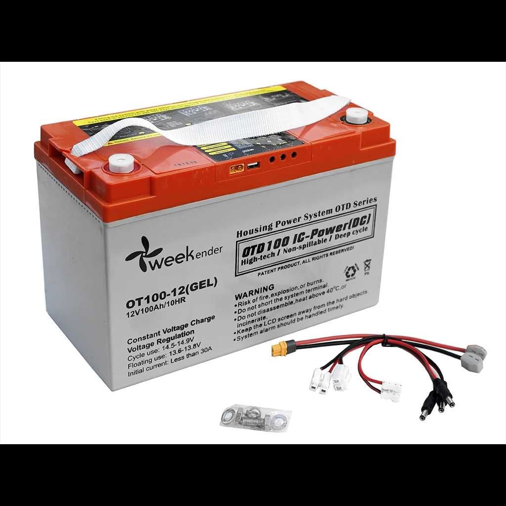 Weekender DS 100Ah 12V гелевий акумулятор з дисплеєм