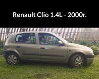Renault Clio 1.4 8V 75KM 2000r, uszkodzony