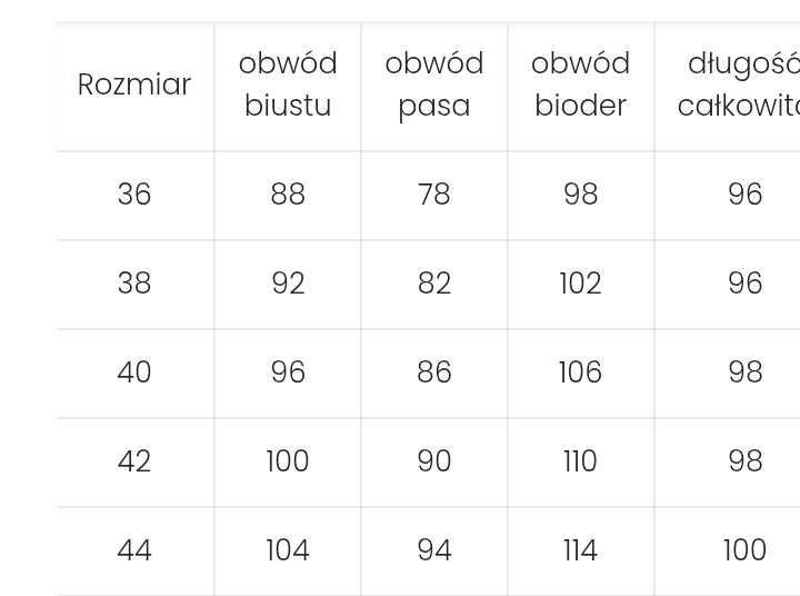 Sukienka trapezowa rozmiar 44 Nowa