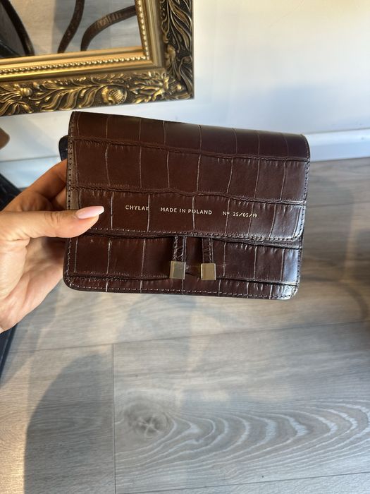 Chylak brazowa torebka mini klasyk