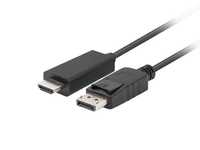 KABEL DISPLAYPORT(M) V1.1 ->HDMI(M) 1,8M czarny lanberg