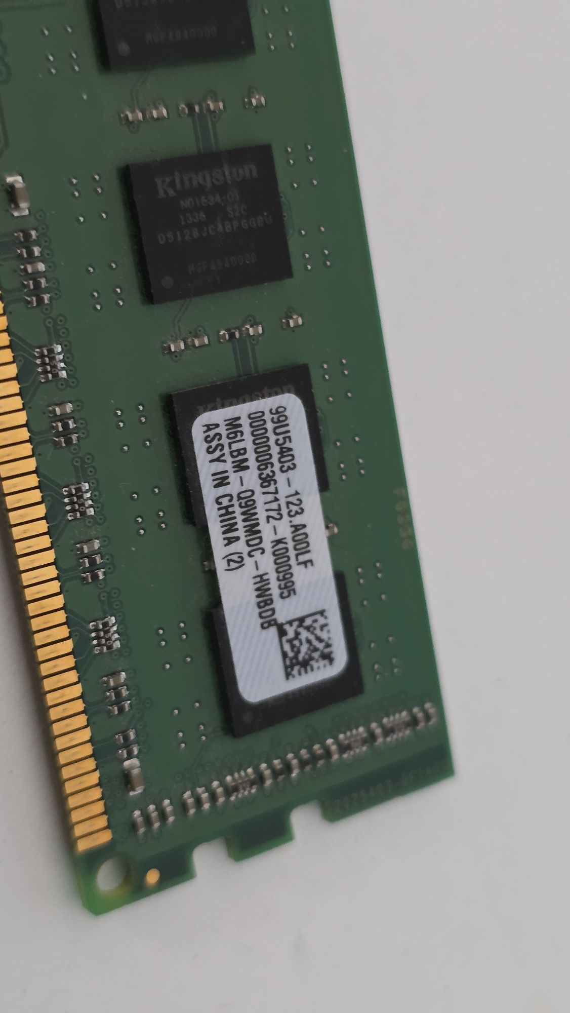 Pamięć RAM Kingston KVR16N11/8 1.5V DDR3 1600Mhz, sprawna 100%