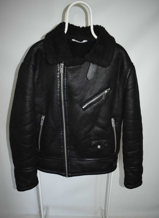 Дублянка Авіатор Zara шкіряна