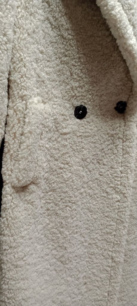 Płaszcz Teddy baranek Bershka xs
