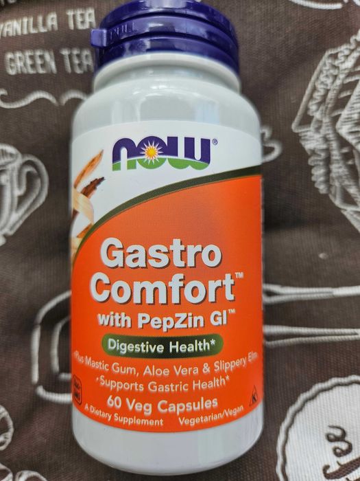 NOW Foods Gastro Comfort с PepZin GI Гастро комфорт 60 шт