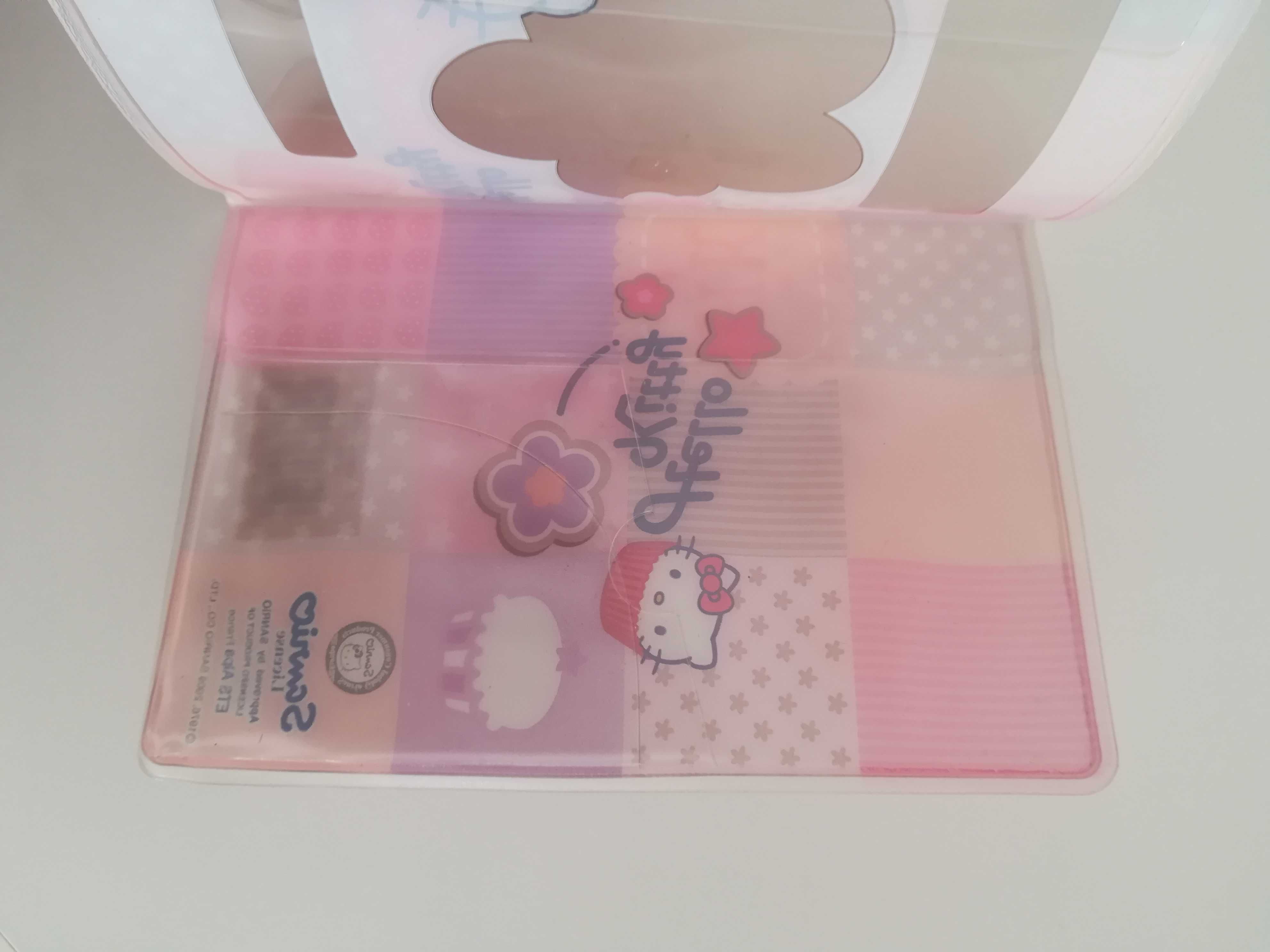 Carteira de documentos da hello kitty - novo