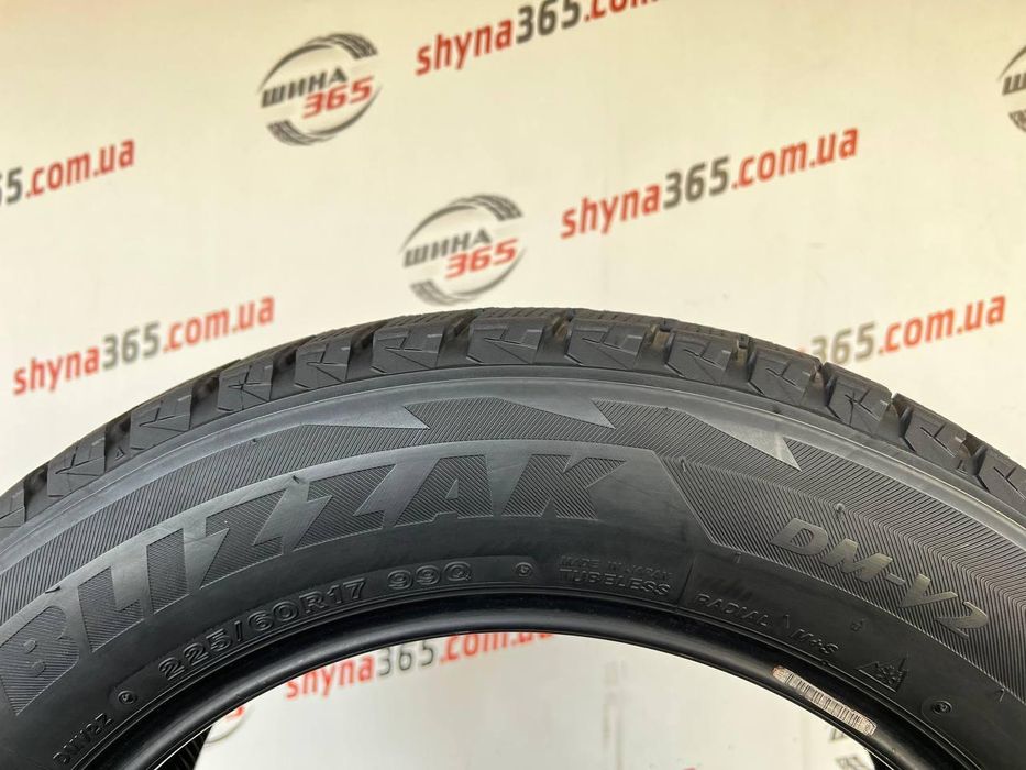 225/60 r17 bridgestone blizzak dm-v2 7mm шини бу зима
