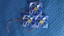 3 Sztuki Wentylatory Revoltec LED RL026 120mm Blue