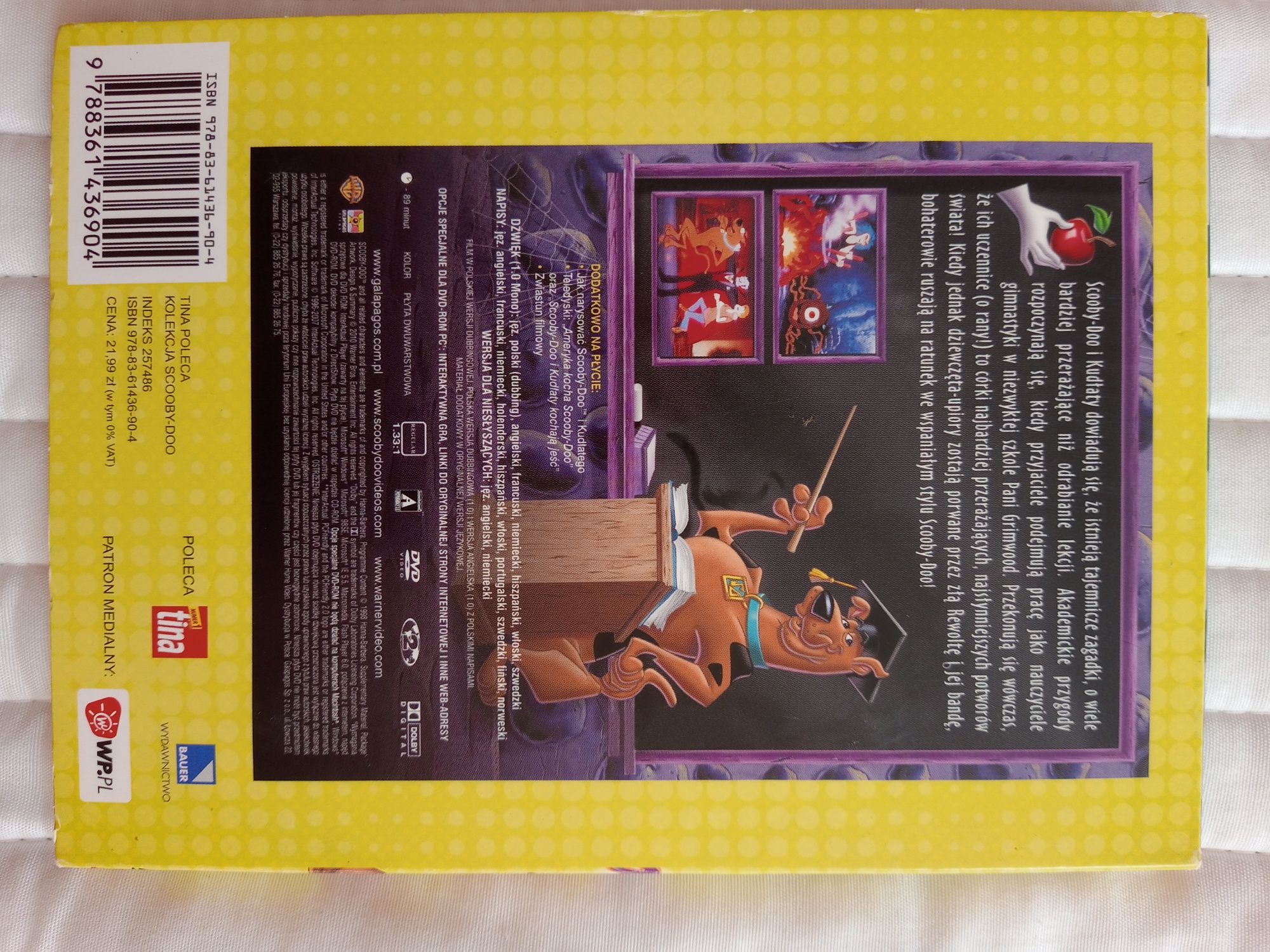 Płyta DVD Scooby-Doo ,,Szkoła Upiorów"