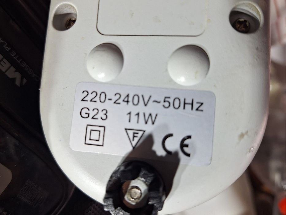 Лампа настольная на струбцине