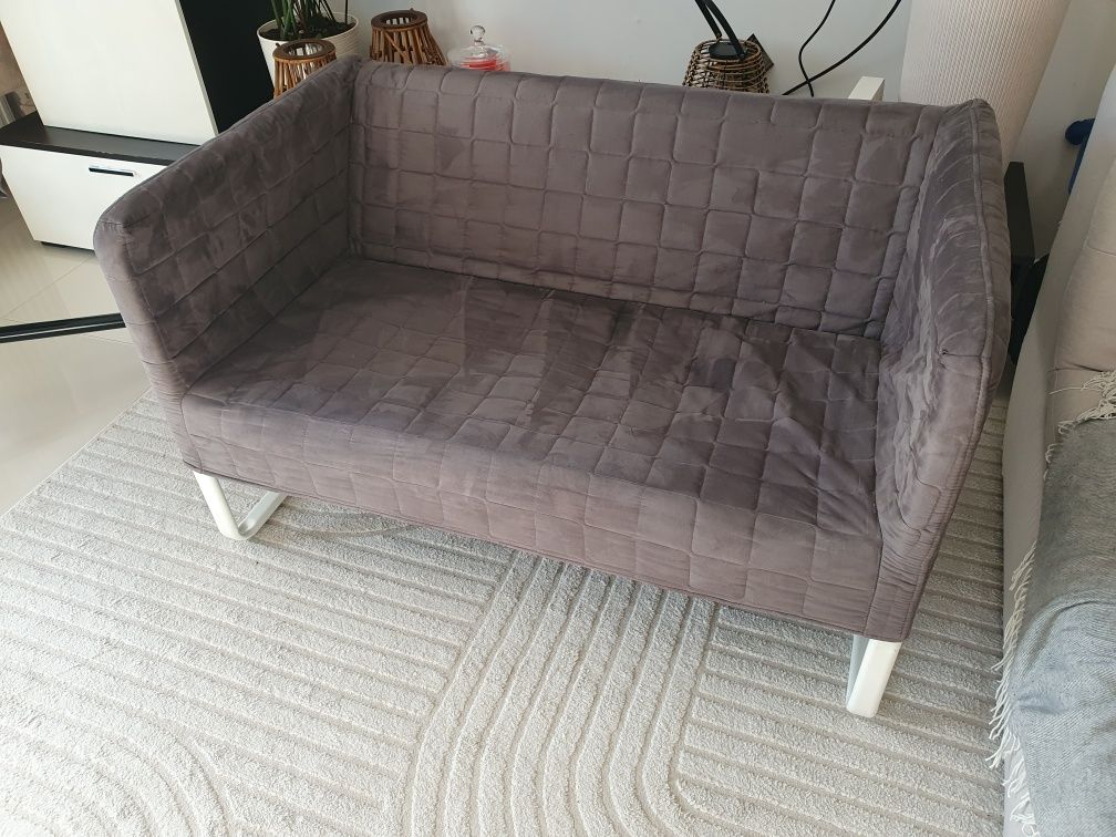 Sofa dwuosobowa IKEA KNOPPARP szara