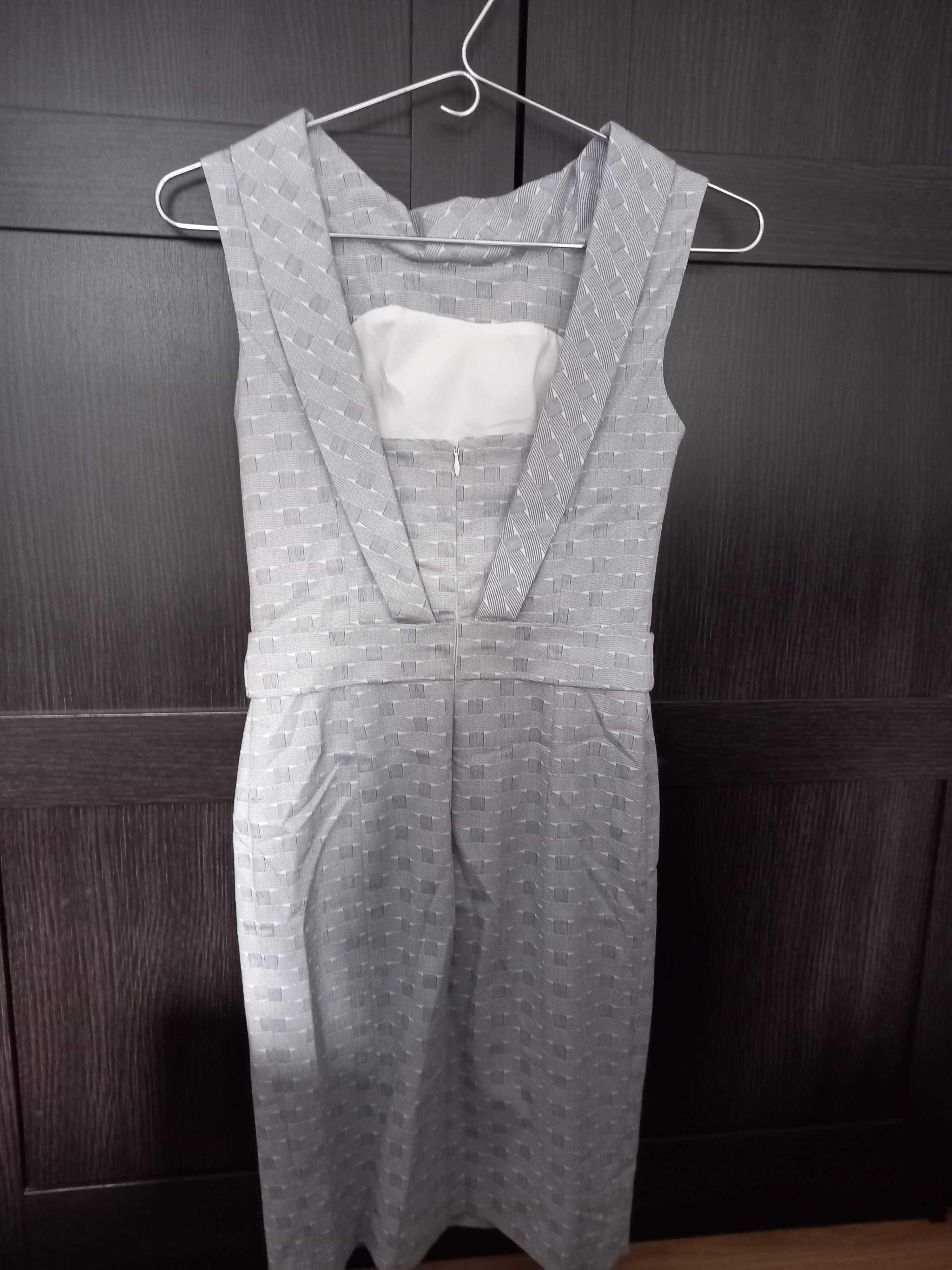 Vestido azul/branco, Globe, Tam 34 (Portes incluídos)