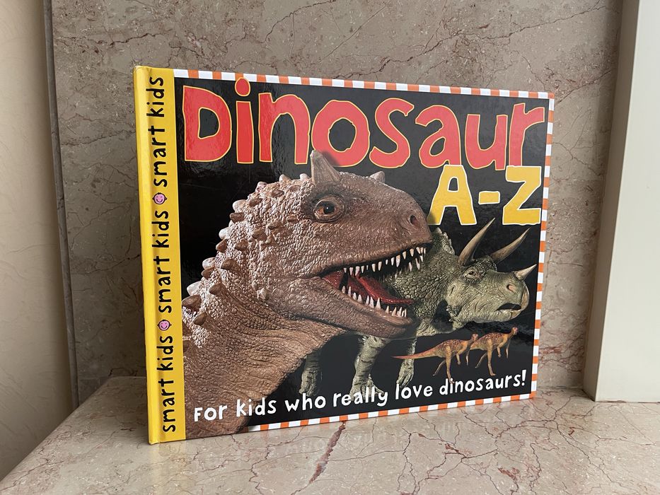 Dinosaur A-Z for kids who really love dinosaurs Книга про динозаврів