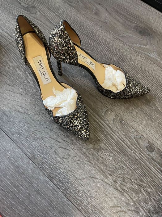 Чудова пара Jimmy Choo легкі туфлі на підборах стильні якісні брендові