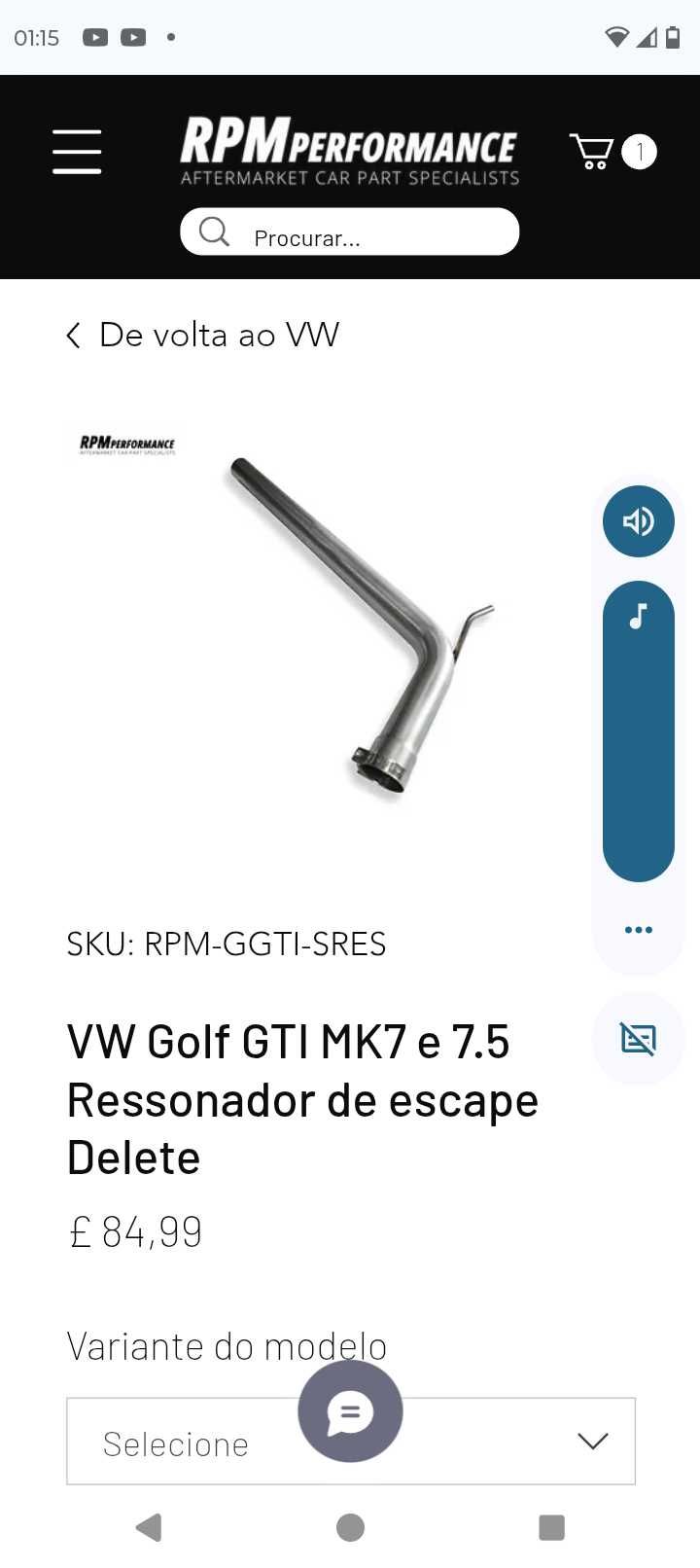 Substituir Ressonância dor do meio